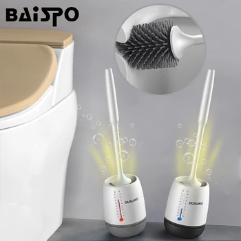 BAISPO TPR Soft Toilet Brush Household Wall-mounted or Floor-standing Cleaning Brush Bathroom Accessories Cleaning Products
BAISPO TPR Soft Toilet Brush Household Wall-mounted or Floor-standing Cleaning Brush Bathroom Accessories Cleaning Products