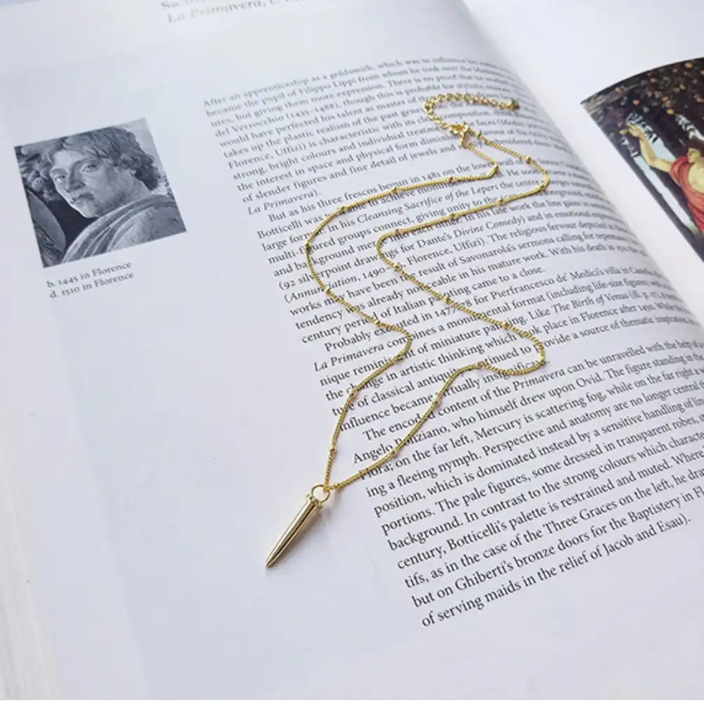 925 sterling silver golden bullet pendant necklace jewelry gift