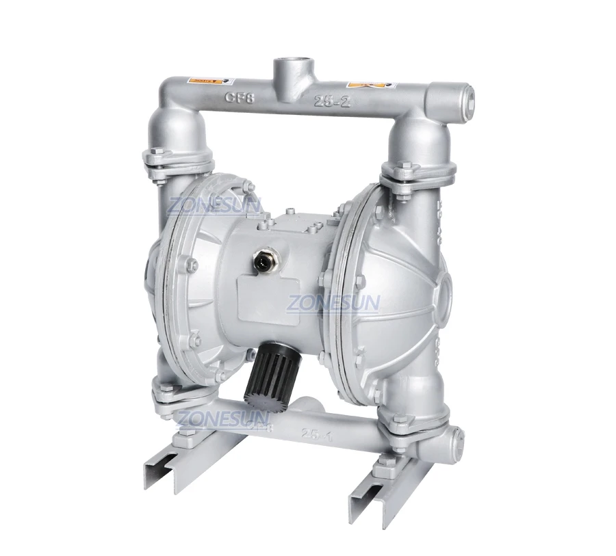 ZONESUN Pneumatic Filling Diaphragm Pump ZS-QBY-K25 Mini Air Operated