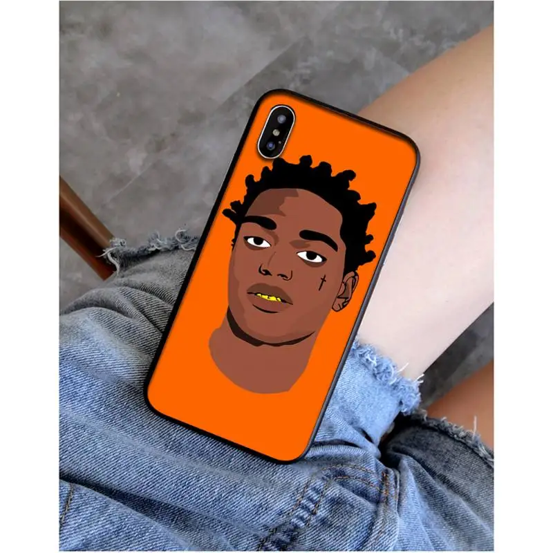 FHNBLJ Kodak Black Rapper Soft Rubber Phone Cover for iphone 11 Pro Max X XS MAX 6 6s 7 8 plus 5 5S 5SE XR SE2020