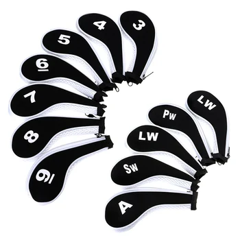 Number Print Golf Club Irons Covers Zippered Driver Head Cover with Long Neck-Set Of 12
Number Print Golf Club Irons Covers Zippered Driver Head Cover with Long Neck-Set Of 12