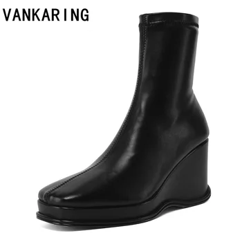 new 2020 side zipper women ankle boots microfiber leather concise autumn winter wedge high heels pumps newest casual shoes woman
new 2020 side zipper women ankle boots microfiber leather concise autumn winter wedge high heels pumps newest casual shoes woman