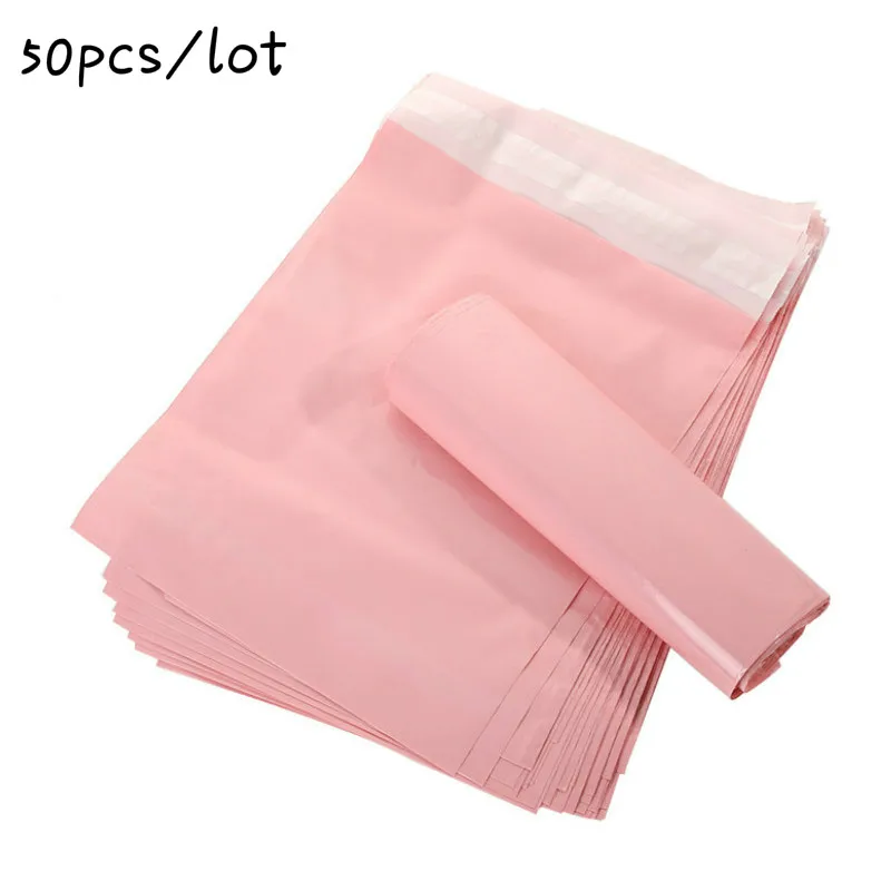50Pcs/Lot Pink Translucent Courier Packing Bags Thicken Storage Bag Waterproof Bags PE Material Envelope Mailer Postal Mailing
50Pcs/Lot Pink Translucent Courier Packing Bags Thicken Storage Bag Waterproof Bags PE Material Envelope Mailer Postal Mailing