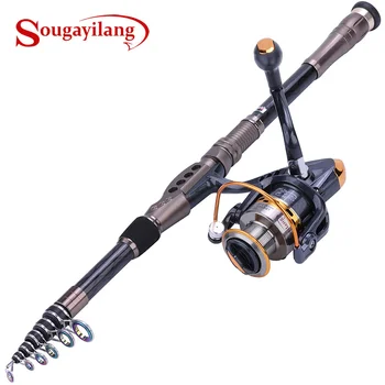 Sougayilang 1.8-3.6m Telescopic Fishing Combo UltraLight Carbon Spining Rod and 13+bb Spinning Rod for Saltwater Freshwater
Sougayilang 1.8-3.6m Telescopic Fishing Combo UltraLight Carbon Spining Rod and 13+bb Spinning Rod for Saltwater Freshwater