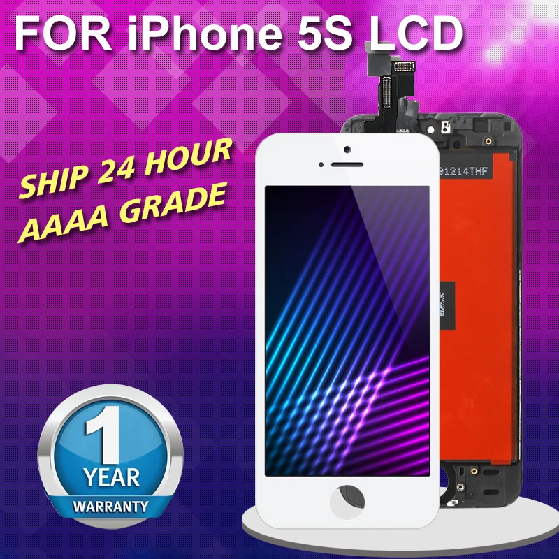 AAAA++++ 4.0 For iPhone 5S SE LCD Display Touch Screen with Perfect 3D Digitizer Mount Replacement Parts for iPhone SE +Gift
AAAA++++ 4.0 For iPhone 5S SE LCD Display Touch Screen with Perfect 3D Digitizer Mount Replacement Parts for iPhone SE +Gift