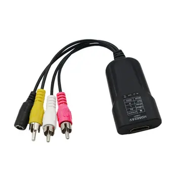 RCA to HDMI Converter Composite CVBS Adapter W/Audio USB Cable For VHS VCR DVD Composite CVBS Adapter
RCA to HDMI Converter Composite CVBS Adapter W/Audio USB Cable For VHS VCR DVD Composite CVBS Adapter