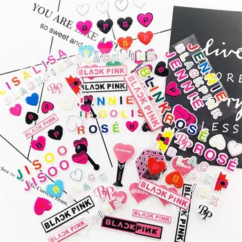 New Kpop BLACKPINK JENNIE LISA ROSE JISOO Cartoon Version Sticker Book Comper Decal Size DIY Scrapbooking Decor 10CM
New Kpop BLACKPINK JENNIE LISA ROSE JISOO Cartoon Version Sticker Book Comper Decal Size DIY Scrapbooking Decor 10CM