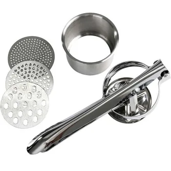 3 in 1 Stainless steel mashed potato mudpress stuffing vegetable potato machine juicer machine manual lemon juicer XI3061746
3 in 1 Stainless steel mashed potato mudpress stuffing vegetable potato machine juicer machine manual lemon juicer XI3061746