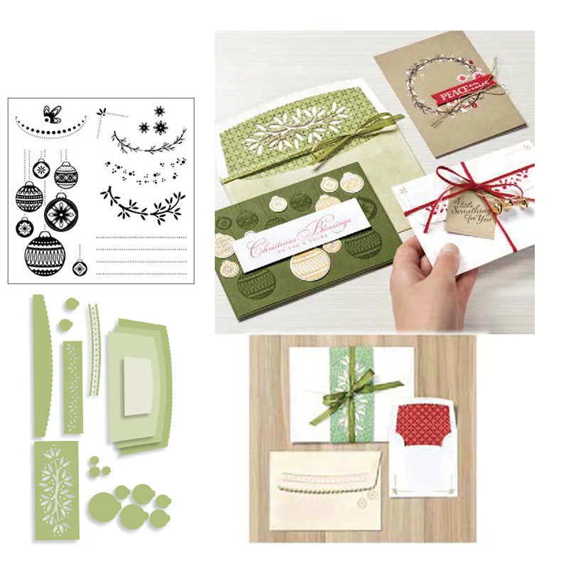 Christmas pendant leaves Metal Cutting Dies and Clear Stamps for DIY Scrapbooking Crafts Stencil Card Make Photo Album Decor
Christmas pendant leaves Metal Cutting Dies and Clear Stamps for DIY Scrapbooking Crafts Stencil Card Make Photo Album Decor