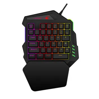 K9 USB One-Handed Keyboard RGB Light Effect Game Keyboard LOL Hand Game Keyboard Waterproof Universal
K9 USB One-Handed Keyboard RGB Light Effect Game Keyboard LOL Hand Game Keyboard Waterproof Universal
