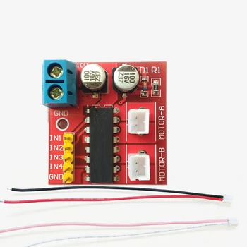 2.5A dual motor drive module forward and reverse PWM speed control dual H-bridge stepper motor super L298N
2.5A dual motor drive module forward and reverse PWM speed control dual H-bridge stepper motor super L298N