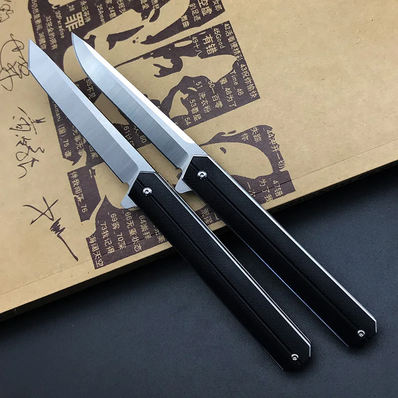 Practical multifunctional folding knife Bearing D2 G10 handle Outdoor Camping Survival Tactical knives Tool EDC Pocket knife
Practical multifunctional folding knife Bearing D2 G10 handle Outdoor Camping Survival Tactical knives Tool EDC Pocket knife