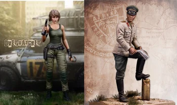 Assembly Unpainted Scale 1/24 75mm modern girl and Officer Historical toy Resin Model Miniature Kit
Assembly Unpainted Scale 1/24 75mm modern girl and Officer Historical toy Resin Model Miniature Kit