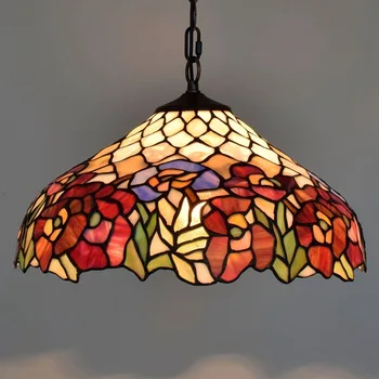 Ou after guti tiffany stained glass pendent lamp sitting room dining-room bedroom clematis art lighting bar
Ou after guti tiffany stained glass pendent lamp sitting room dining-room bedroom clematis art lighting bar
