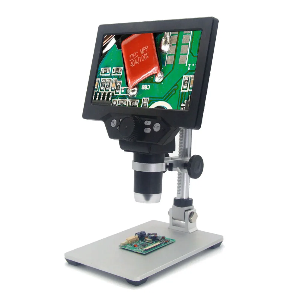 1200X Digital Microscope 12MP Electronic Microscopes 7 Inch HD LCD Display For study Repair Soldering Magnifier Metal Stand
1200X Digital Microscope 12MP Electronic Microscopes 7 Inch HD LCD Display For study Repair Soldering Magnifier Metal Stand