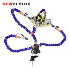NEWACALOX Helping Hands Third Hand Soldering Tool PCB Holder Vise Tabletop-Clamp Solder Stand for PCB Repair Jewelry Crafts
NEWACALOX Helping Hands Third Hand Soldering Tool PCB Holder Vise Tabletop-Clamp Solder Stand for PCB Repair Jewelry Crafts
