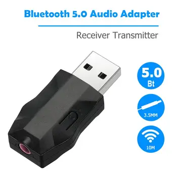 Bluetooth 5.0 Music Receiver Wireless Audio Handsfree Adapter 3.5mm USB Music Adapter for PC Computer Speaker Wireless Receiver
Bluetooth 5.0 Music Receiver Wireless Audio Handsfree Adapter 3.5mm USB Music Adapter for PC Computer Speaker Wireless Receiver
