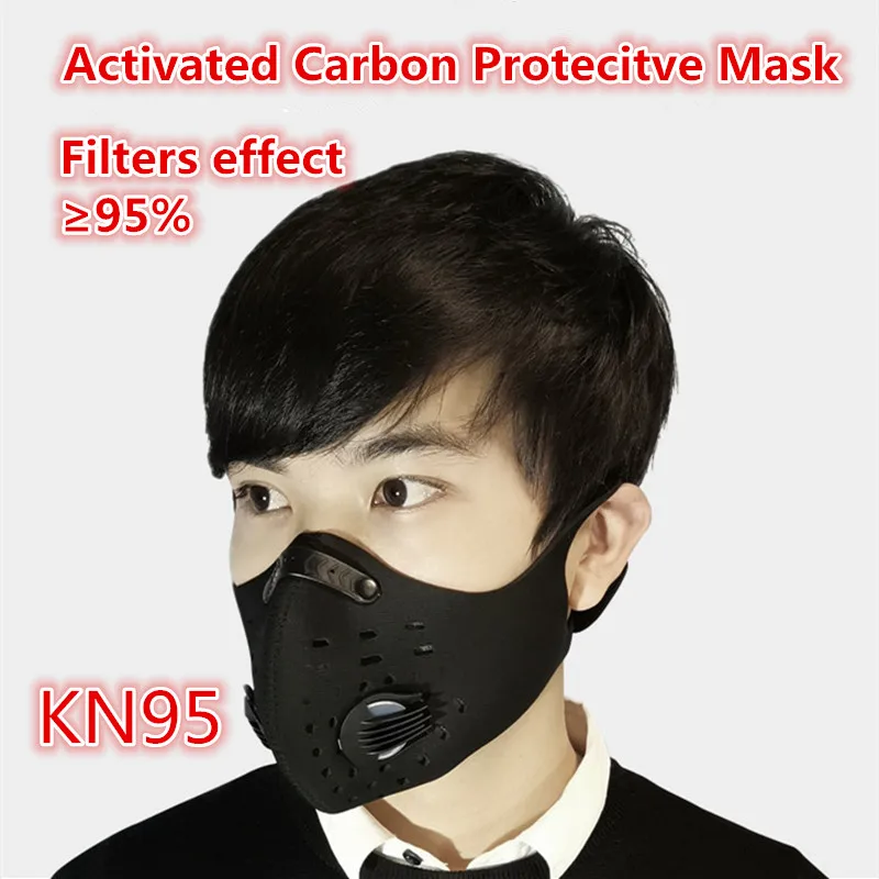 Cycling Face Mask Filter KN95 Anit-fog Breathable Dustproof Bicycle Respirator Sports Protection Mouth-Muffle Dust Mask
Cycling Face Mask Filter KN95 Anit-fog Breathable Dustproof Bicycle Respirator Sports Protection Mouth-Muffle Dust Mask