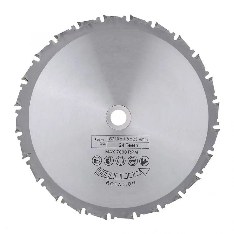 Woodworking Saw Carbide Circular Saws Blade TCT Cutting Disc 210 x 25.4mm 24 Teeth
Woodworking Saw Carbide Circular Saws Blade TCT Cutting Disc 210 x 25.4mm 24 Teeth