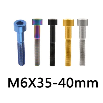 Wanyifa 2pcs M6x35 40mm Bike Headset Titanium Ti Bicycle Stem Top Cap Square Head Bolt Screw
Wanyifa 2pcs M6x35 40mm Bike Headset Titanium Ti Bicycle Stem Top Cap Square Head Bolt Screw