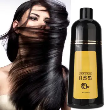 400ml Natural Plant Black Hair Shampoo Fast Hair Dye Black Coloring Shampoo For Cover Gray White Hair
400ml Natural Plant Black Hair Shampoo Fast Hair Dye Black Coloring Shampoo For Cover Gray White Hair
