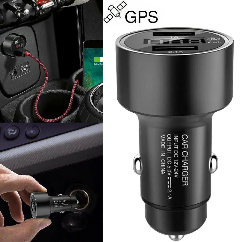 USD Car GPS Charger Tracker Locator Real Time Tracking Device Dual USB Car Charger
USD Car GPS Charger Tracker Locator Real Time Tracking Device Dual USB Car Charger