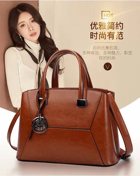 Kmuysl's new high quality leather stylish one-shoulder Korean handbag women's bag large capacity handbag waterproof handbag
Kmuysl's new high quality leather stylish one-shoulder Korean handbag women's bag large capacity handbag waterproof handbag