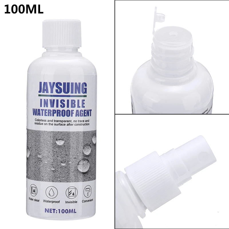 1 Bottle Sealant Spray Nano Clear Waterproof Glue Agent Sealant Spray Tile Wall Surface Seepage Leakage Repair
1 Bottle Sealant Spray Nano Clear Waterproof Glue Agent Sealant Spray Tile Wall Surface Seepage Leakage Repair