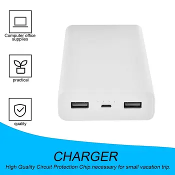 Xiaomi Portable Mobile Power 20000mAh Power Bank Mobile Phone Tablet Universal Dual USB Two-way Fast Charge
Xiaomi Portable Mobile Power 20000mAh Power Bank Mobile Phone Tablet Universal Dual USB Two-way Fast Charge