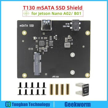 Jetson Nano mSATA SSD Storage Expansion Board T130 with USB3.1 Jumper for NVIDIA Jetson Nano Developer Kit A02/ B01 
Jetson Nano mSATA SSD Storage Expansion Board T130 with USB3.1 Jumper for NVIDIA Jetson Nano Developer Kit A02/ B01