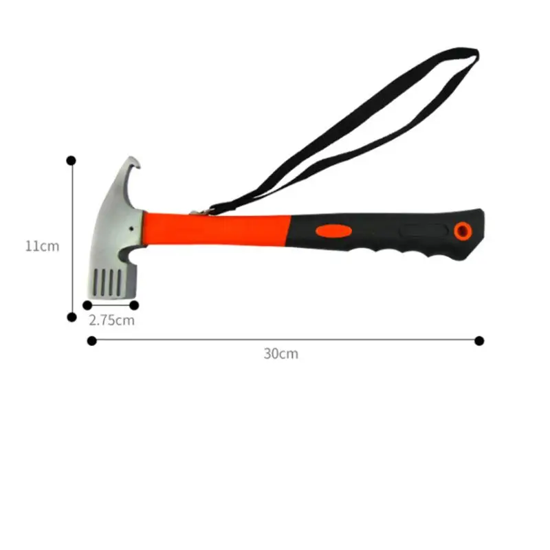 Portable Steel Outdoor Camping Hammer Tent Awning Stake Nail Puller Remover Multifunctional Tool A6HC suit for camping
Portable Steel Outdoor Camping Hammer Tent Awning Stake Nail Puller Remover Multifunctional Tool A6HC suit for camping