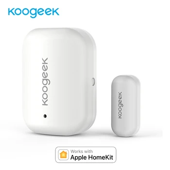 Koogeek Door Window Sensor Work with Apple HomeKit No Hub Required Replaceable Battery Remote Access Automatic Trigger for Doors
Koogeek Door Window Sensor Work with Apple HomeKit No Hub Required Replaceable Battery Remote Access Automatic Trigger for Doors