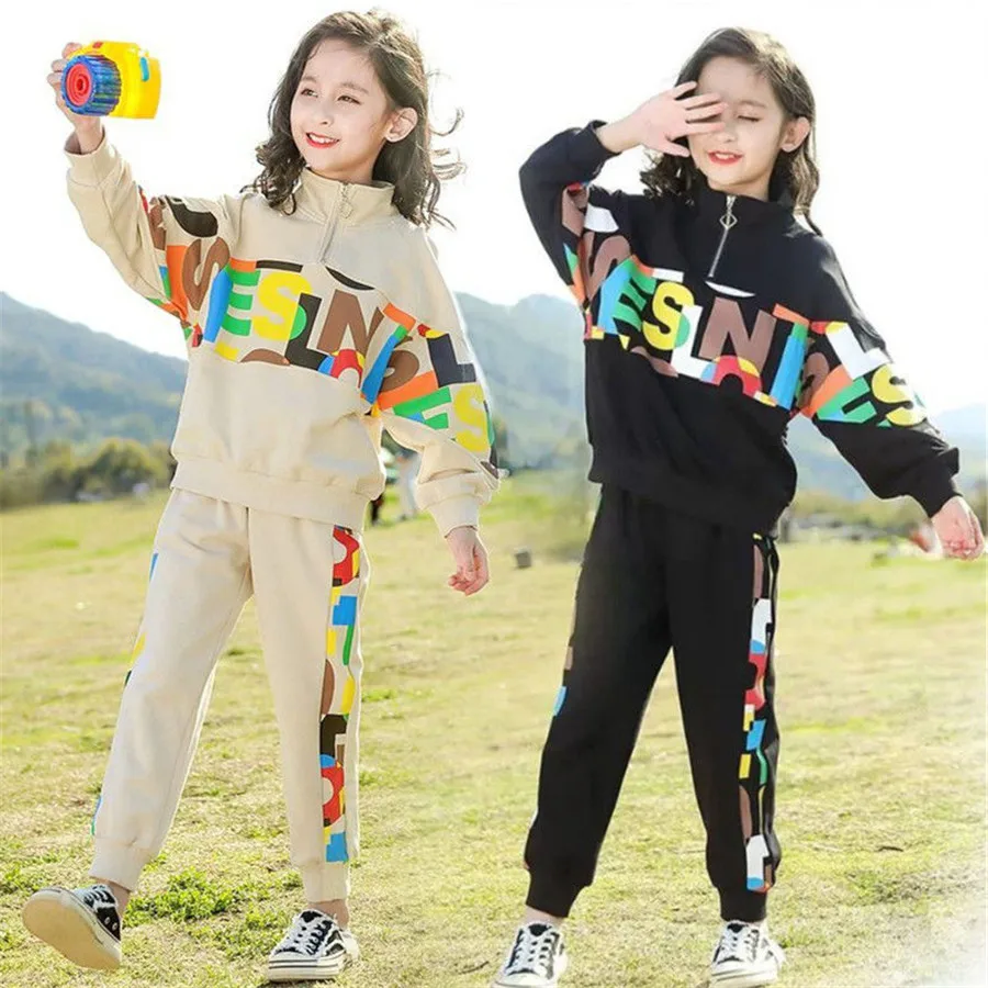 Baby Girls Clothes Set Autumn Children letter print Long Sleeve Tops Sport Pants Toddler Girl Tracksuit 5 6 8 10 12 13 Years
Baby Girls Clothes Set Autumn Children letter print Long Sleeve Tops Sport Pants Toddler Girl Tracksuit 5 6 8 10 12 13 Years