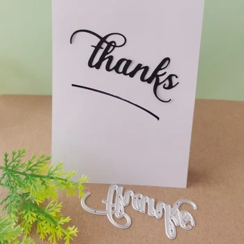 Thanks alphabet art font decoration metal cutting mold DIY scrapbook card template paper handicrafts
Thanks alphabet art font decoration metal cutting mold DIY scrapbook card template paper handicrafts
