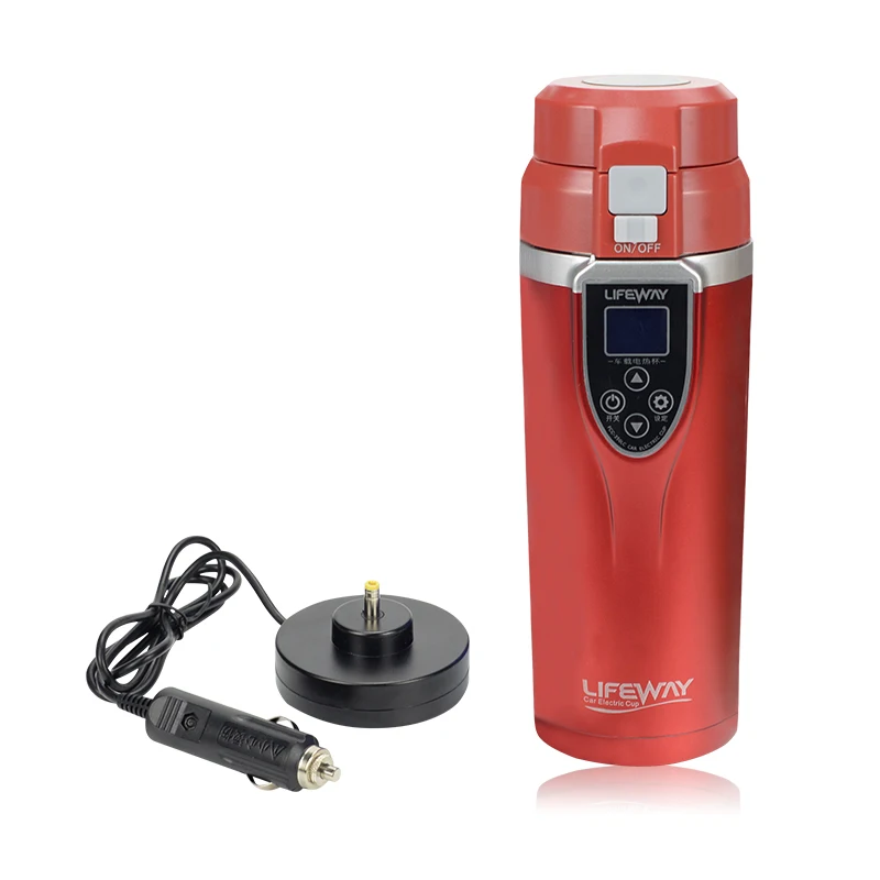 12V-24V 350mL Car Electrical Kettle Crystal heating and intelligent control mutil-choice boiled and insulated mug travel use cup
12V-24V 350mL Car Electrical Kettle Crystal heating and intelligent control mutil-choice boiled and insulated mug travel use cup