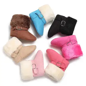 2019 Newborn Winter Warm Fluff Booties Indoor Colours Soft Cotton Sole Non-slip 0-2 Years Toddler Baby Shoes First Walkers Boot
2019 Newborn Winter Warm Fluff Booties Indoor Colours Soft Cotton Sole Non-slip 0-2 Years Toddler Baby Shoes First Walkers Boot