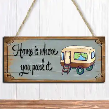 Vintage Sign Plaque Shabby Chic Home Is Where You Park It Rectangular Wooden Signs Rustic Wall Decor Home Decor Gift Present
Vintage Sign Plaque Shabby Chic Home Is Where You Park It Rectangular Wooden Signs Rustic Wall Decor Home Decor Gift Present