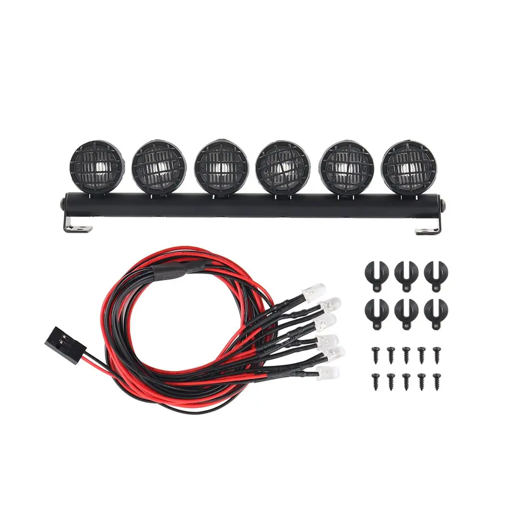 Metal Roof DIY LED Light Spotlight Lampshade For 1/10 RC Crawler Car TRX4 SCX 10 Upgrade Accessories
Metal Roof DIY LED Light Spotlight Lampshade For 1/10 RC Crawler Car TRX4 SCX 10 Upgrade Accessories