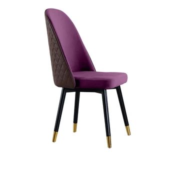 Nordic Light Luxury Dining Chair Home Modern Minimalist Velvet Back Net Red Cafe 
Nordic Light Luxury Dining Chair Home Modern Minimalist Velvet Back Net Red Cafe