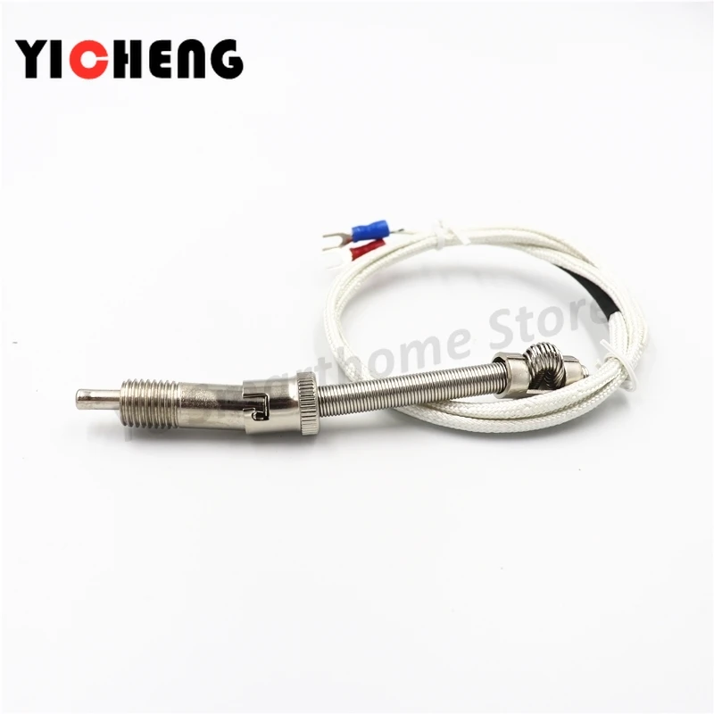 1M/2M E/K type 0-800 degree stainless steel temperature sensor thermocouple bayonet compression spring M12X1.5 card sleeve 32mm
1M/2M E/K type 0-800 degree stainless steel temperature sensor thermocouple bayonet compression spring M12X1.5 card sleeve 32mm