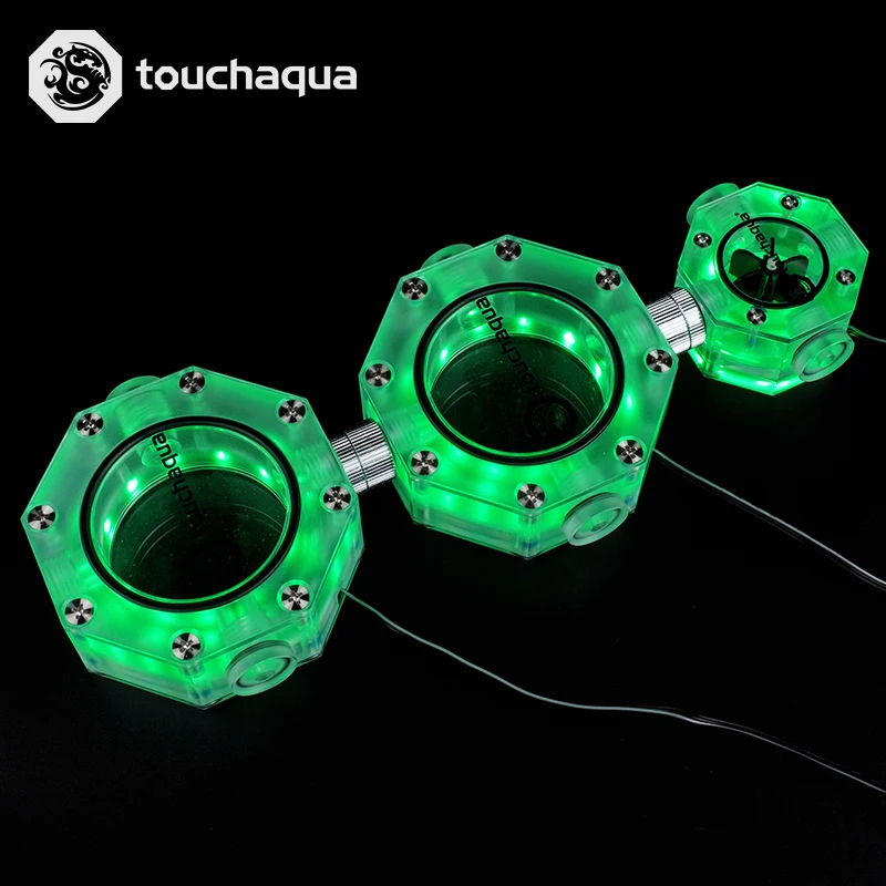 Bitspower Touchaqua Water Tank Octagonal Dual kit Package Digital RGB With 2pcs Tank With Flower 5v Input Power
Bitspower Touchaqua Water Tank Octagonal Dual kit Package Digital RGB With 2pcs Tank With Flower 5v Input Power