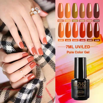 MIZHSE 7ML Nail Gel Polish Soak Off UV Gel Lacquer Matt Top Base Coat LED Lamp Hybrid Varnishes Gel Paint Nails For Manicure
MIZHSE 7ML Nail Gel Polish Soak Off UV Gel Lacquer Matt Top Base Coat LED Lamp Hybrid Varnishes Gel Paint Nails For Manicure