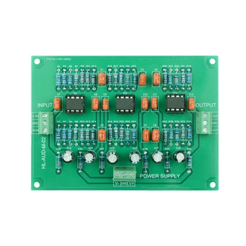 Stereo Phono RIAA Preamplifier Preamp Module Board (LM833-N, for MM Pickup)