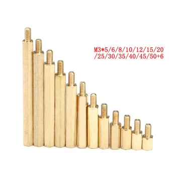 10Pcs M3*(5-50)+6mm Hex head Brass Spacing Screws Threaded Pillar PCB Computer PC Motherboard StandOff Spacer
10Pcs M3*(5-50)+6mm Hex head Brass Spacing Screws Threaded Pillar PCB Computer PC Motherboard StandOff Spacer