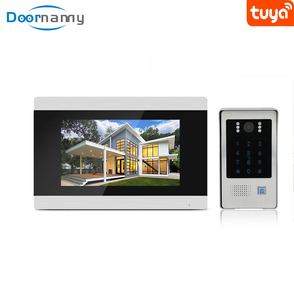 Doornanny Tuya Smart Video Intercom IP For Home Villa 7 Inch Password Swiping Entry Full Touch Screen Sensor Keys Doorbell
Doornanny Tuya Smart Video Intercom IP For Home Villa 7 Inch Password Swiping Entry Full Touch Screen Sensor Keys Doorbell
