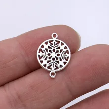 10PCS Silver Plated Round Snowflake Charm Connector for Jewelry Making Bracelet Findings Accessories DIY Craft
10PCS Silver Plated Round Snowflake Charm Connector for Jewelry Making Bracelet Findings Accessories DIY Craft