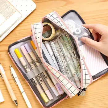Large Capacity Pencil Case Kawaii Canvas Pencilcase School Stationery Supplies Pencil Bag for Girl Gifts School Box Pencil Pouch
Large Capacity Pencil Case Kawaii Canvas Pencilcase School Stationery Supplies Pencil Bag for Girl Gifts School Box Pencil Pouch