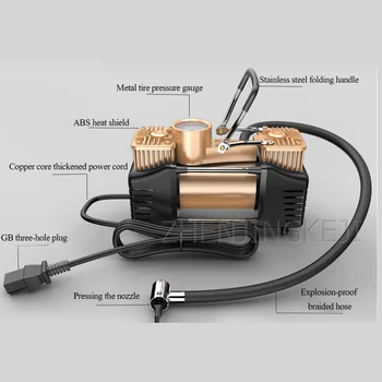 Car Inflator Electric Car Inflator 48V60V72V General Purpose Small Portable Vacuum Tire Air Pump Multi-function inflatable Tool
Car Inflator Electric Car Inflator 48V60V72V General Purpose Small Portable Vacuum Tire Air Pump Multi-function inflatable Tool