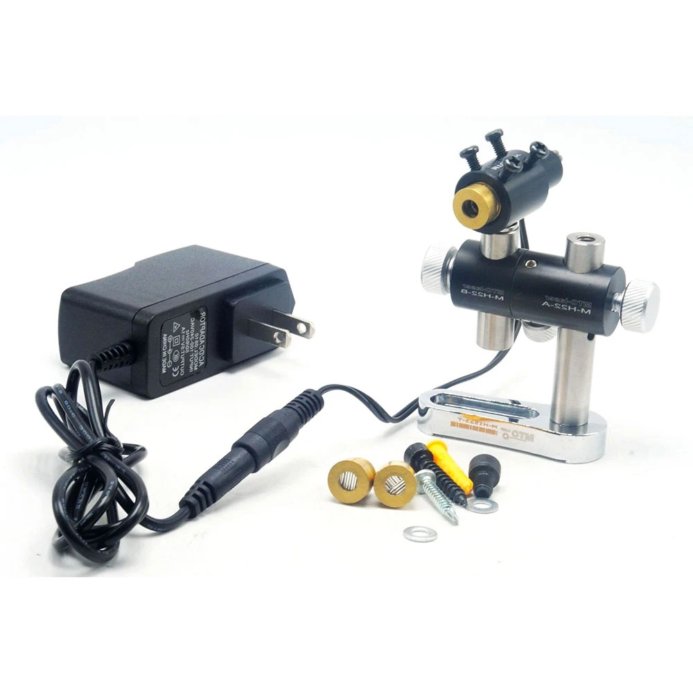 Dot/Line/Cross Focusable 50mw 650nm Violet Blue Laser Module w 2-axis Holder & Adapter
Dot/Line/Cross Focusable 50mw 650nm Violet Blue Laser Module w 2-axis Holder & Adapter