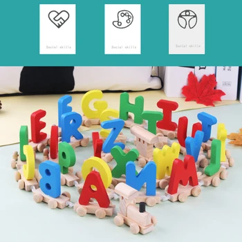 Letter Train Wooden Alphabet Railway ABC Alphabet Train Preschool Kids Toddler Educational Toy New
Letter Train Wooden Alphabet Railway ABC Alphabet Train Preschool Kids Toddler Educational Toy New